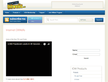 Tablet Screenshot of internetoilwells.com